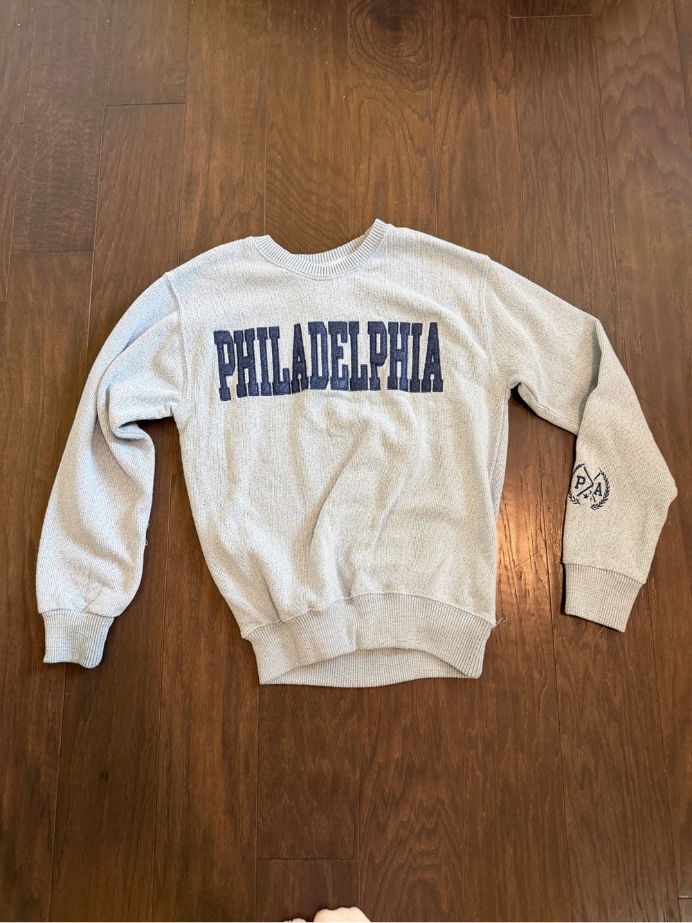 Unisex Philadelphia Crewneck Sweatshirt - Light Gray